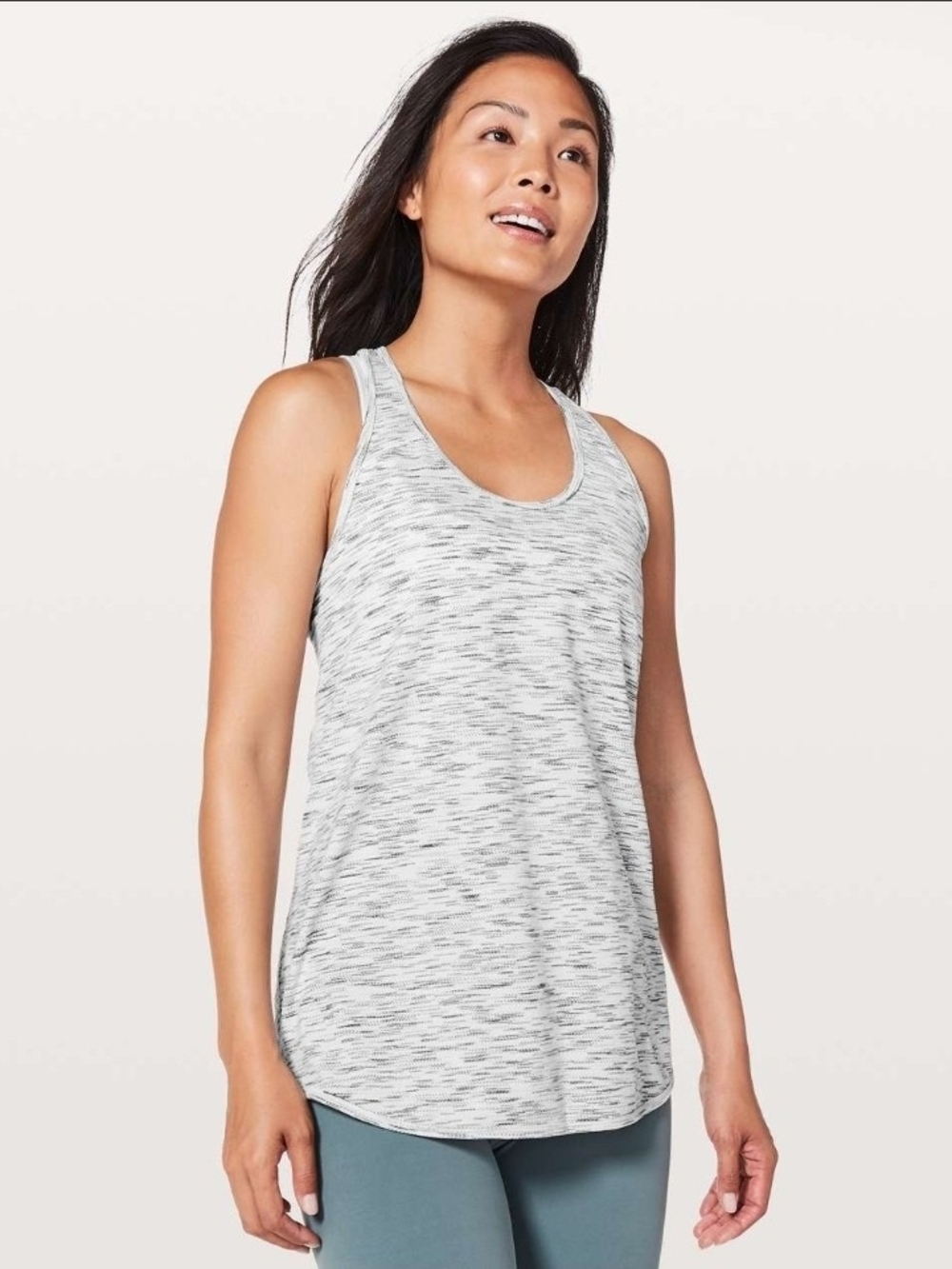 Lululemon Grey White Tank Size XL Size 14